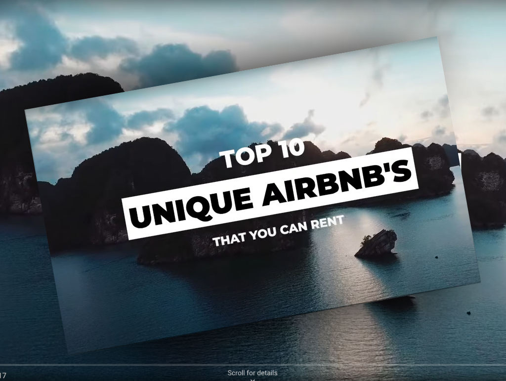 10 Most UNIQUE AirBnbs In The World You Can Visit NOW