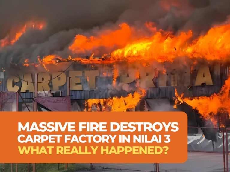Massive Fire Destroys Carpet Factory in Nilai 3 – What Really Happened?